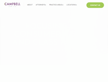 Tablet Screenshot of campbelllawllc.com